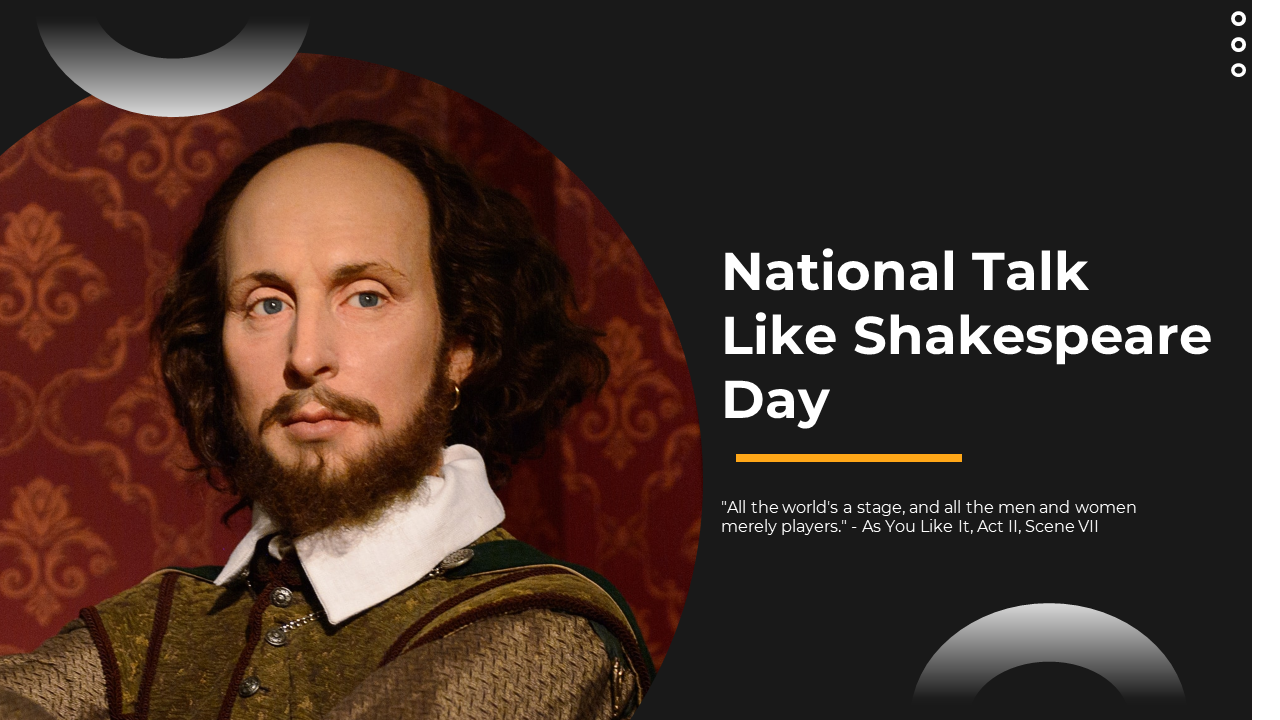 National Talk Like Shakespeare Day
