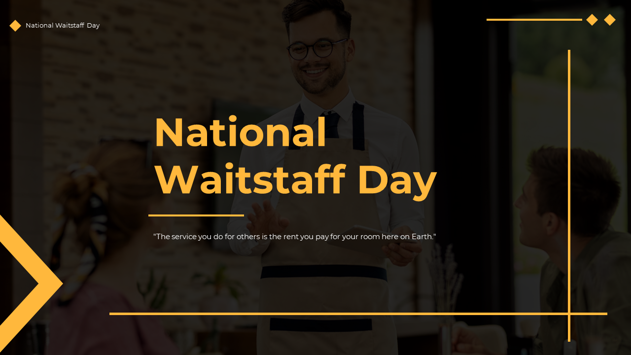 National Waitstaff Day