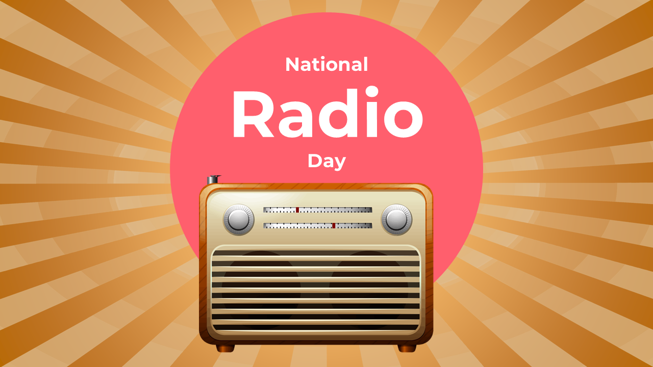 National Radio Day PowerPoint And Google Slides Templates
