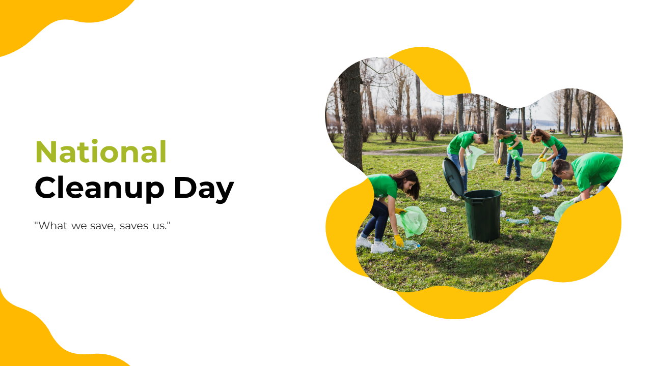 National Cleanup Day PowerPoint And Google Slides Templates