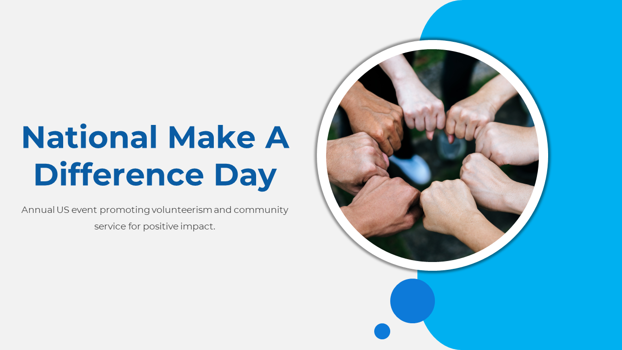 National Make A Difference Day