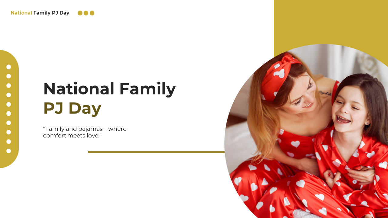 National Family PJ Day