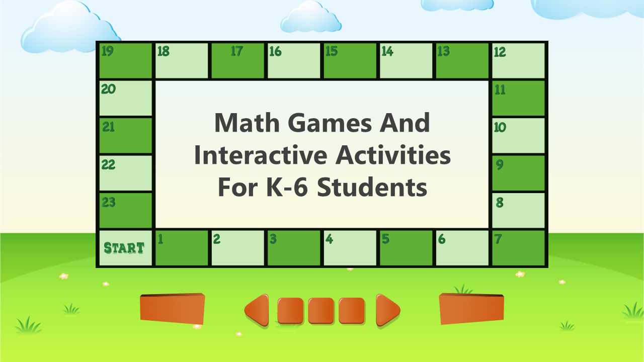 Math Games And Interactive Activities For K 6 Students