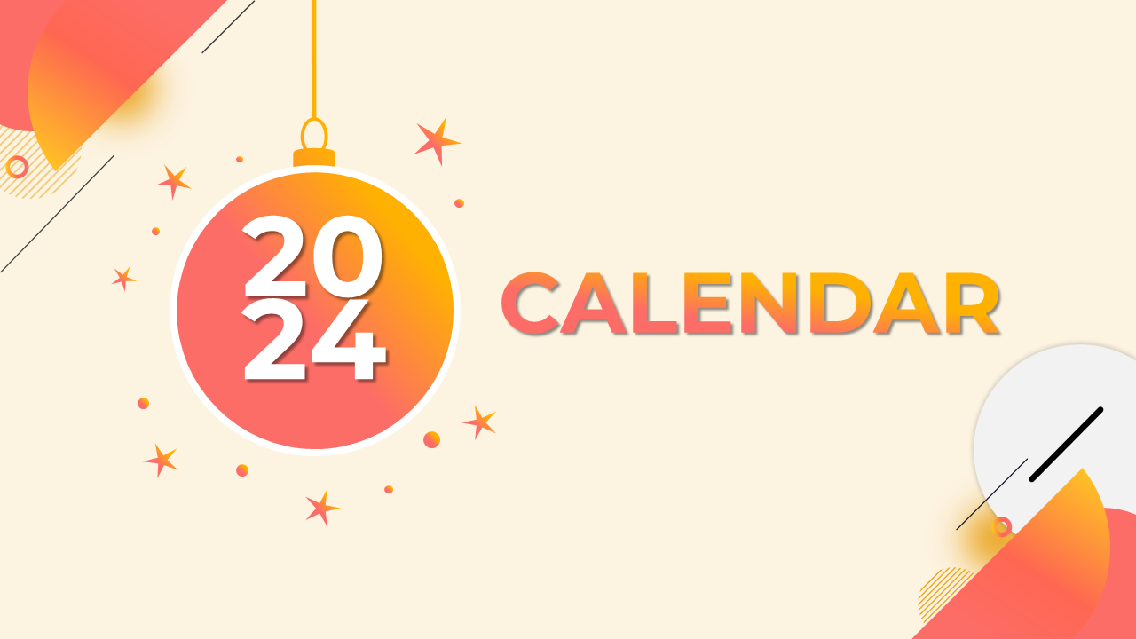 2024 Yearly Calendar For PowerPoint