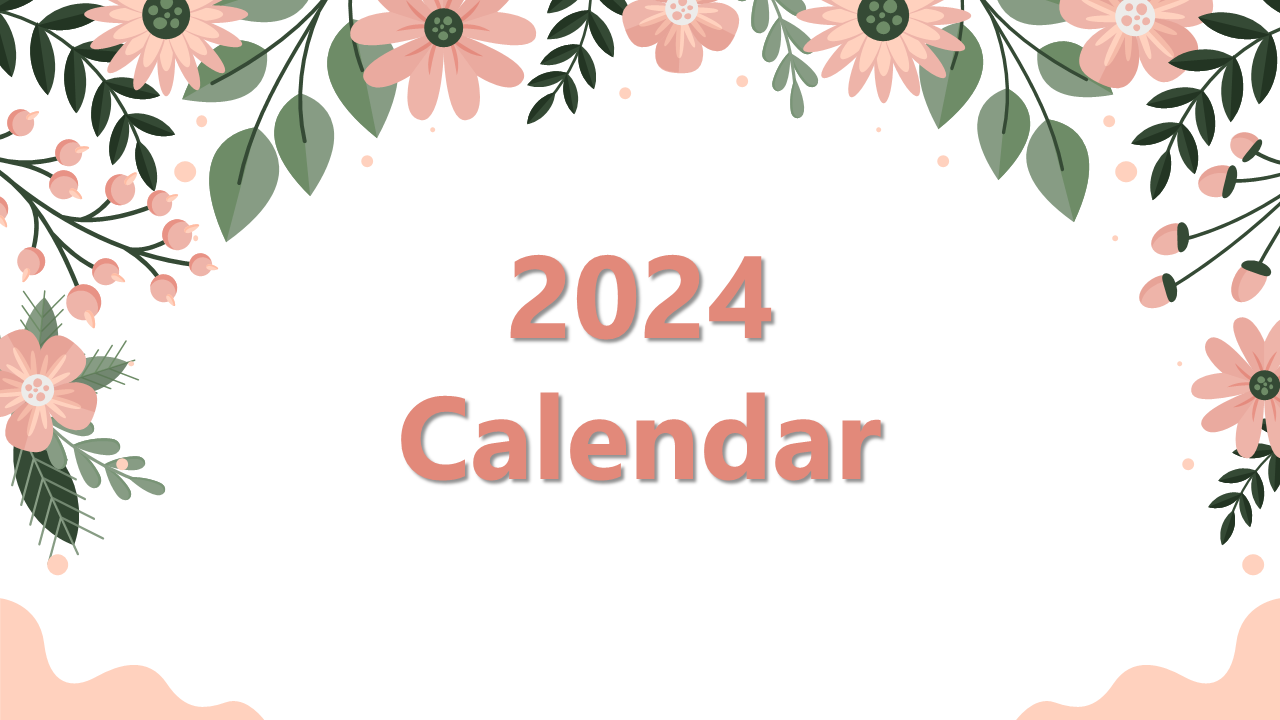 2024 Calendar Presentation Template