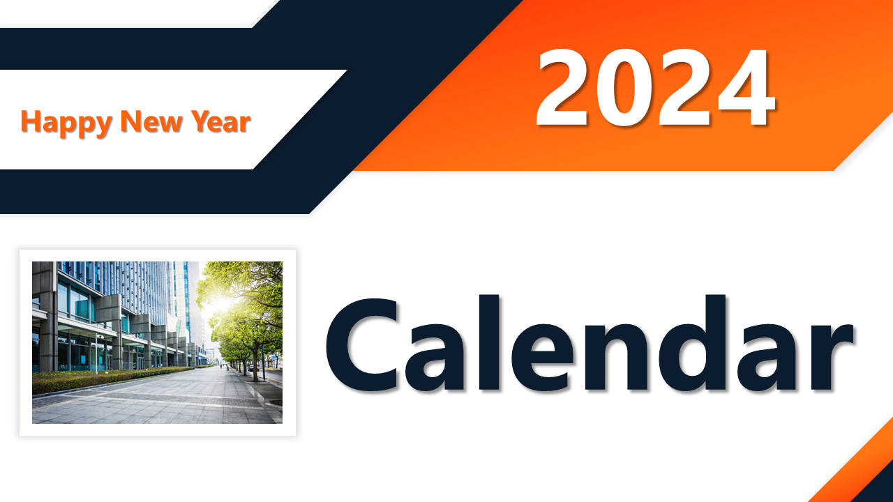 PowerPoint Calendar Template 2024