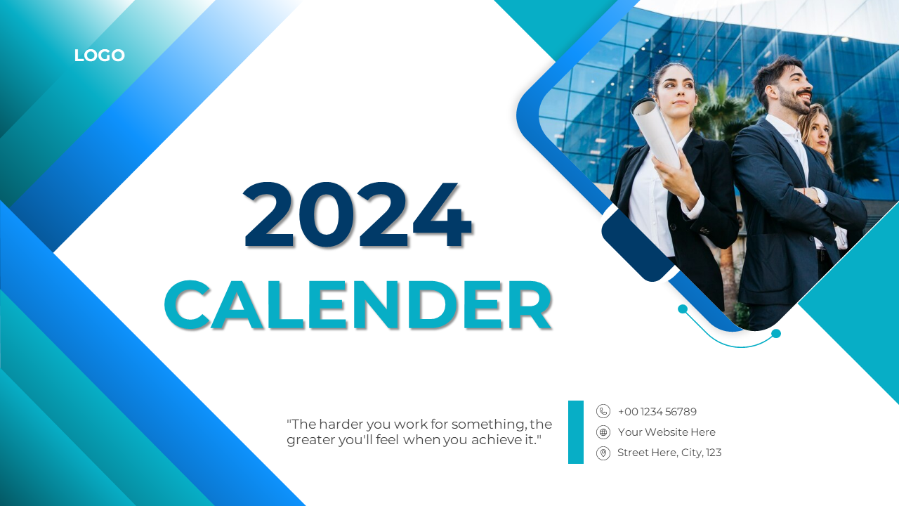 2024 Calendar PPT Template