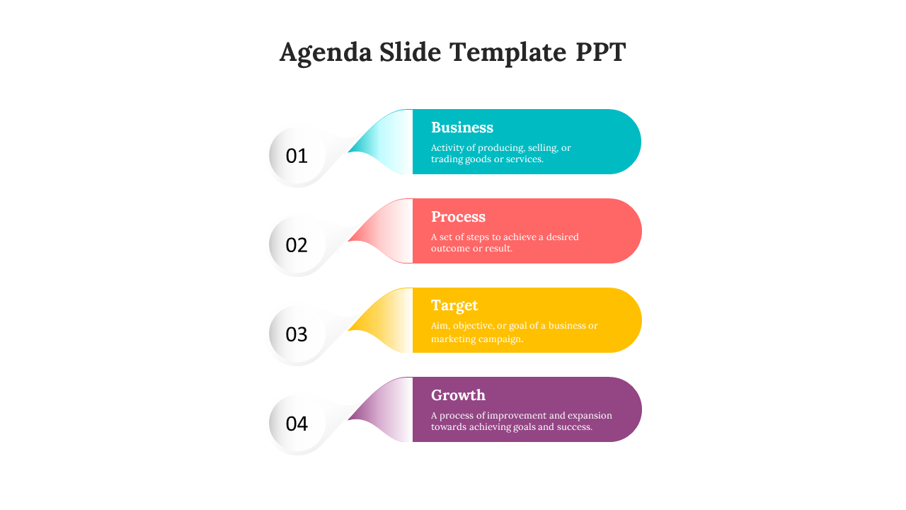 agenda slide template ppt