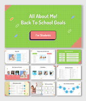 Vibrant all about me back to school goals