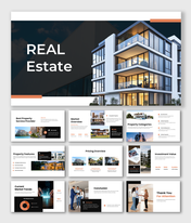 Modern real estate presentation showcasing luxury properties, pricing, market trends, and investment insights.