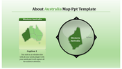 Western Australia highlighted in green on an Australia map, with a magnified circular view of the state on the right.