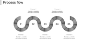 Business strategy template featuring a four-part circular diagram with a handshake center, with icons and captions.