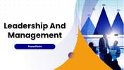 Professional leadership & management PPT template with strategy, skills, challenges, and growth insights.