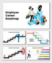 A step-by-step plan guiding employees from skill development to leadership for career growth.