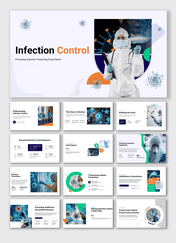 Infection Control focuses on preventing infections through hygiene, PPE, precautions, and safe practices.