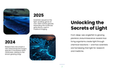 Explore bioluminescence, its chemistry, glowing organisms, research methods, and scientific applications. - slide 2
