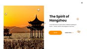 Explore Hangzhou’s West Lake, rich heritage, tea culture, historic landmarks, local cuisine, and modern city life. - slide 10