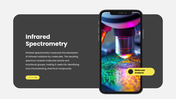 Explore spectrometry, its principles, instruments, types, techniques, applications, and analytical methods. - slide 7