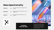 Explore spectrometry, its principles, instruments, types, techniques, applications, and analytical methods. - slide 8