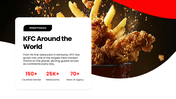 Explore KFC’s history, signature menu, brand identity, customer experience, and global fast-food presence. - slide 5