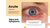 Dacryocystitis presentation showing tear sac inflammation, blocked tear duct, symptoms, diagnosis, treatment, and prevention. - slide 6