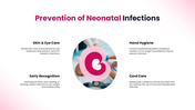Neonatal Care presentation covering newborn assessment, resuscitation, feeding, infection prevention, and preterm care. - slide 7