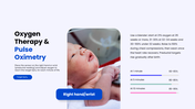 Neonatal resuscitation guide showing newborn assessment, ventilation, CPR, oxygen therapy, and care. - slide 9