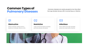 Pulmonary disease presentation covering lung disorders, respiratory conditions, symptoms, and prevention. - slide 4