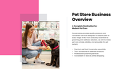 Pet Store Business Plan PPT covering market strategy, revenue model, and financial growth projections. - slide 3