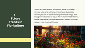 Floriculture PPT cover showing flower crops, soil needs, and cultivation practices for growing flowers. - slide 13