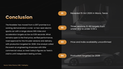 Roadster electric hypercar with dark orange theme, charts, timelines, tables, text holders and editable shapes. - slide 13