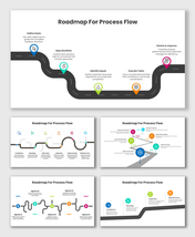 Roadmap for Process Flow visualizes sequential steps to streamline business operations efficiently.