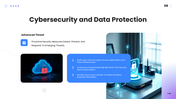 SaaS Solutions presentation with cloud platform, tablet user, architecture, pricing, security, and deployment strategy. - slide 8