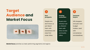 Q4 Marketing Planning outlines objectives, audience targeting, campaigns, budgets, resources, and performance tracking. - slide 4