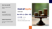 Weighted Average Cost Of Capital showing debt, equity, weights, formula, calculation, and investment decisions. - slide 6