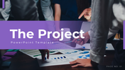 The best project presentation showing team discussion, reports, graphs, and structured business planning slides.