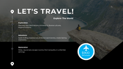 Travel themed infographic featuring three categories Exploration, Adventure, and Restoration with pricing information.