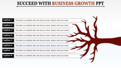 Red horizontal tree branch with eight labeled text boxes at the end, each with black captions on the left.