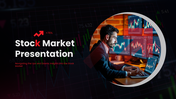 Stock Market PowerPoint Presentation with multicolor theme charts, trading graphs, icons, and modern financial slides.