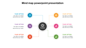 Colorful mind map with teal, purple, red, orange, pink, and green circles connected to a central dark success icon.