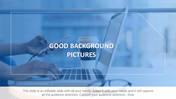 Blurred office background with hands using a laptop and phone, coffee cup in center, and white title text overlay.