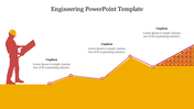 Slides showcasing various engineering disciplines, including civil, mechanical, electrical, and computer engineering.
