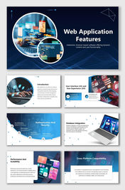 UI/UX design, security, database integration, scalability, and cross-platform support boost web application features.