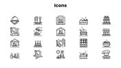 Food And Beverage Operations with chef images, black-yellow theme, circular shapes, text holders, hospitality layout. - slide 11