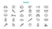 Pancreatitis with pancreas anatomy, teal accents, medical illustrations, text holders and infographic shapes. - slide 11