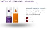 Two vertical cylinders in purple and orange, representing percentages, with text and icons on the right.