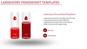 Two red liquid filled cylinders with percentage indicators, with two icons and descriptive text on a white background.