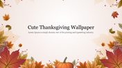 Cute Thanksgiving Wallpaper — Close Any Presentation Memorably