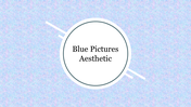 Simple slide with a pastel blue and pink textured background and a circular frame enclosing the title in a clean design.