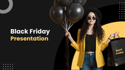 Our amazing black friday presentation with shopper, balloons, sale trends, and marketing strategy slides.